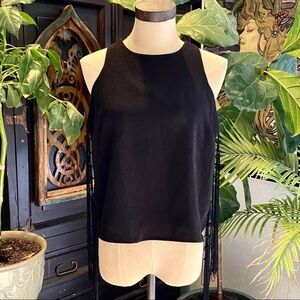Macy’s fringed tank top